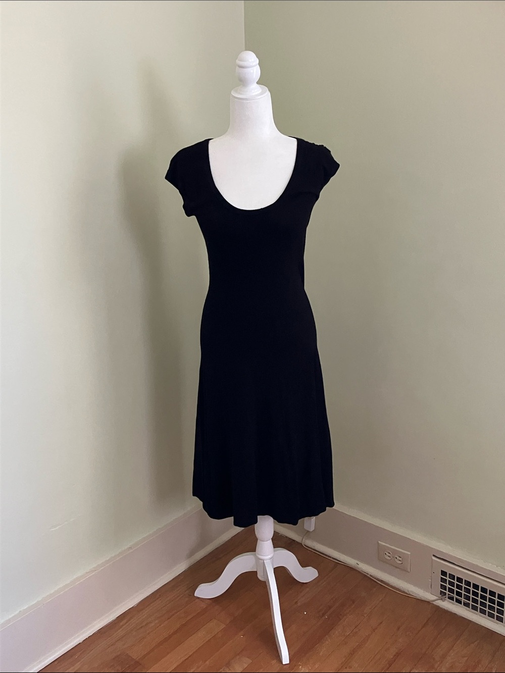 Zara Black Midi Dress